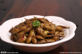 凉拌毛豆