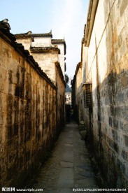 宏村小巷子
