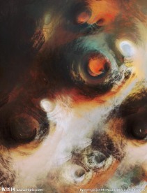 水彩油画彩色背景