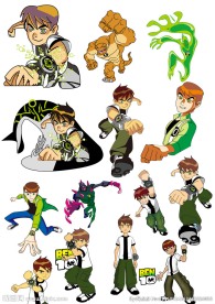 ben10 地球保卫者 卡通图