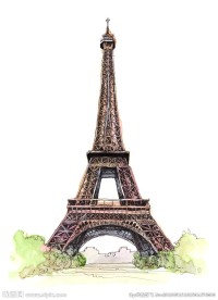 国外建筑手绘素材