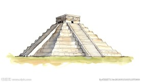 国外建筑手绘素材