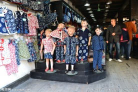 传统手工粗布衣服