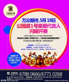 房地产 认筹单页 海报 报广