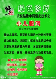 修正绿色诊疗海报