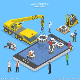 手机 开发 APP 商务 人物