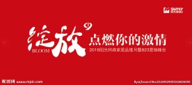 绽放