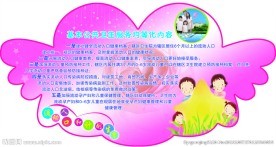 公共卫生均等化异形牌