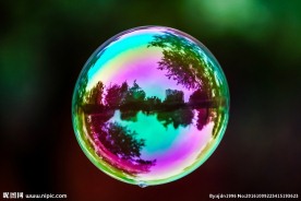 七彩泡泡图片