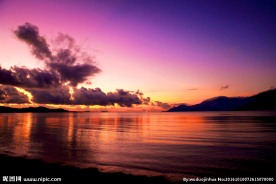 夕阳下的美景