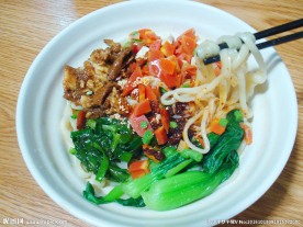 臊子干拌面 陕西面食