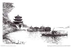 中国长沙湘江钓鱼