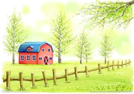 夏日户外风景背景