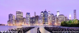 海边的城市夜景