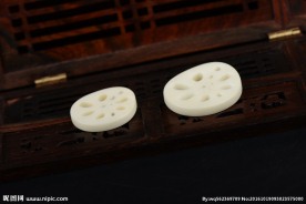 天然象牙果平安扣藕片背云挂坠