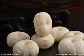 天然象牙果面包圈子平安扣背云