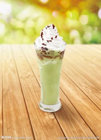 宇治抹茶红豆冰沙