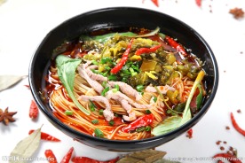 酸菜肉丝面