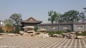 建筑院落一角