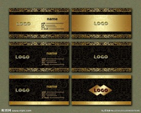 欧式金属名片