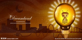 卡通梦幻素材背景