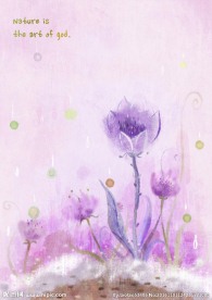 卡通梦幻花朵素材背景