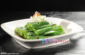 白灼秋葵