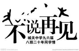 不说再见