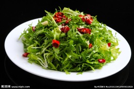 炝拌苦菊