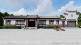 两进制四合院正面