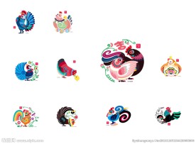 鸡年素材（无分层）