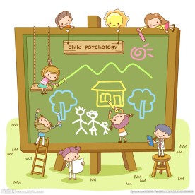 卡通儿童黑板背景