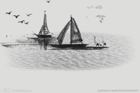 墨画