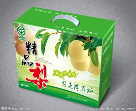 梨包装(展开平面图)