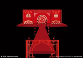 中式婚礼效果图