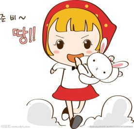 奔跑的卡通人物素材