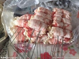 五花肉卷金针蘑