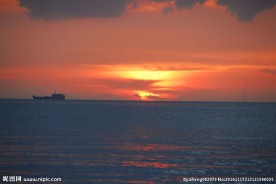 夕阳 日落