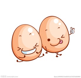 卡通 动画 鸡蛋 分层 高清