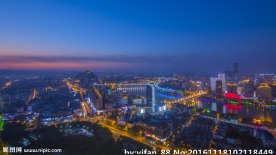 柳州龙城夜景全景