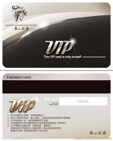 金属质感会员卡