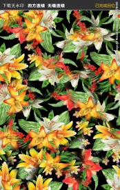花卉印花
