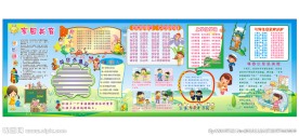 幼儿园展板