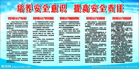 镇安全制度  镇安全展板