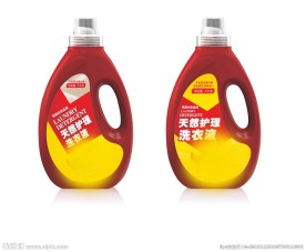 2千克洗衣液 标签设计