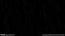 下雨素材