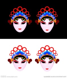 京剧花旦 京剧脸谱