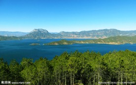 泸枯湖美景