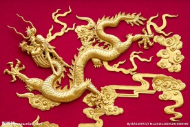 龙雕塑 旅游照 海南 雕塑 云
