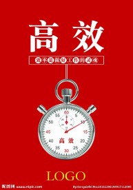 企业文化展板之高效